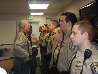 Patrol uniform inspection